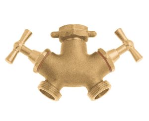 Zweiweg-Ventil IG G3/4" Überwurfmutter -  2X AG G3/4"