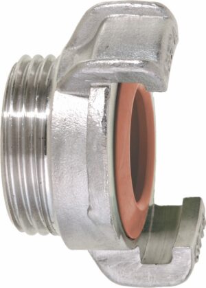 GEKAplus Gewindestück 1 1/4" AG Chromstahl DVGW