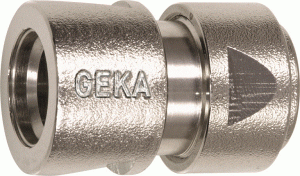 Schlauchstück GEKA Ideal 5/8" ohne Wasserstopp MS vern.