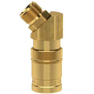 ESDF-KUPPLUNG MIT VENTIL DN 9 - G 3/8" AG - ABGANG 45°