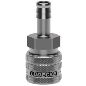 ESE-KUPPLUNG DN 7,2 GERÄNDELT SLW 13 MM, EDELSTAHL 1.4305