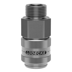 SCHNELLVERSCHLUSS-KUPPLUNG ESGE DN 19, EDELSTAHL, G 1.1/4" AG"