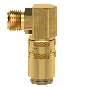 TEMPERIER-KUPPLUNG MIT VENTIL G 3/8" AG,MS58,DN6,90°,13 MM