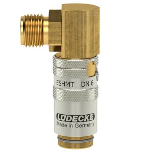 TEMP SECURE-KUPPLUNG O. VENTIL DN6 G 1/4'' AG, MS 2.0401, 90°