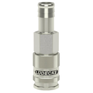 ATEMSCHUTZ-KUPPLUNG DN 7,4 ' SLW 10 MM, MS 58 vernickelt