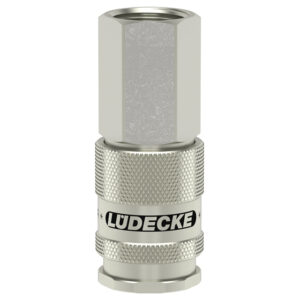 ATEMSCHUTZ-KUPPLUNG DN 7,4 G 1/2'' IG, MS 58 vernickelt