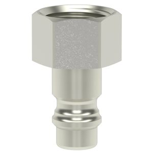 ATEMSCHUTZ-STECKNIPPEL DN 7,4 G 1/4'' IG, MS 58 vernickelt