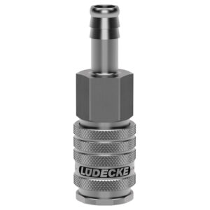INDUSTRIE-SCHNELLSCHKLUSSKUPPLUNG MIT SCHLAUCHTÜLLE SLW 8 MM