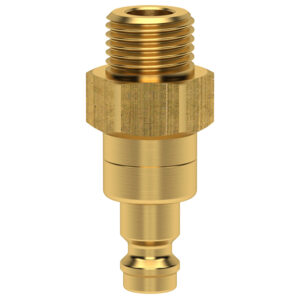 MINI-ES-STECKNIPPEL DN 5 G1/4"AG,BEIDSEITIG ABSPERREND