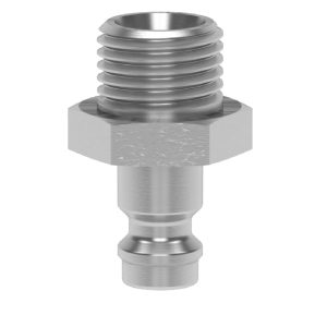MINI-ES-STECKNIPPEL DN 5 G 1/4" AG, STAHL