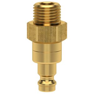 MINI-ES-STECKNIPPEL DN 5 G1/8"AG,BEIDSEITIG ABSPERREND