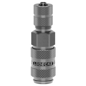 MICRO-ES-KUPPLUNG DN 2,7 SLW 4X6MM, EDELSTAHL 1.4305