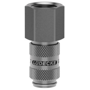 MICRO-ES-KUPPLUNG DN 2,7 M 5 IG, EDELSTAHL 1.4305