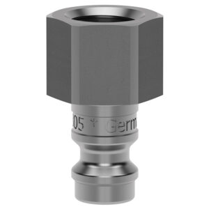 ESME-STECKNIPPEL DN5 M10X1"IG EDELSTAHL 1.4305"