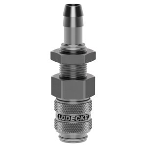 ESME-KUPPLUNG DN5 SLW 6MM FKM,EDELSTAHL 1.4305