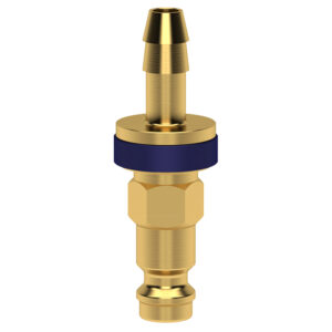 MINI-ES-STECKNIPPEL DN 5 SLW9,CODIERT BLAU,6-KANT