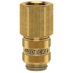 MINI-ES-KUPPLUNG LECKAGEARM DN 5 G 1/8" IG"