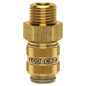 MINI-ES-KUPPLUNG LECKAGEARM DN 5 G 3/8" AG"