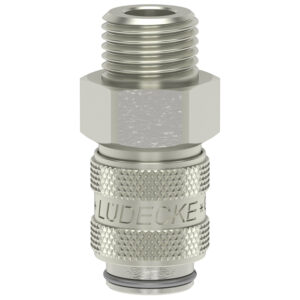 MINI-ES-KUPPLUNG DN 5 M 12 X 1,5 AG, VERNICKELT