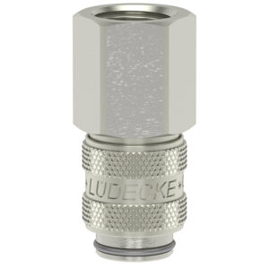 MINI-ES-KUPPLUNG DN 5 G 1/8" IG, VERNICKELT