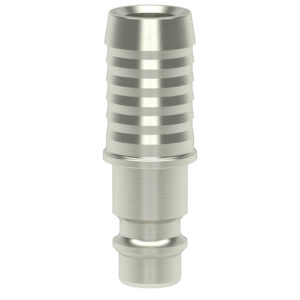 STANDARD-ES-STECKNIPPEL, DN 7,2 SLW 4 MM, MESSING VERNICKELT