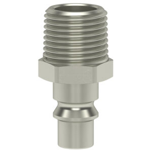 INDUSTRIE-ESOIG-STECKNIPPEL DN 9 G 1/2" AG, STAHL GEHÄRTET, VERN