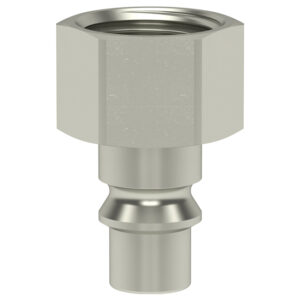 INDUSTRIE-ESO-STECKNIPPEL DN 9 G 1/2" IG, STAHL GEHÄRTET, VERNIC
