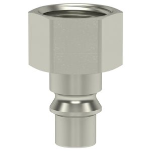 INDUSTRIE-ESOIG-STECKNIPPEL DN 9 G 3/8" IG, STAHL GEHÄRTET VERNI