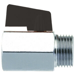 SECHSKANT-KUGELHÄHNE MESSING G 1/4" IG X G 1/4" AG