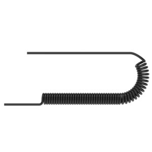 ANTISTATISCHER PU-SPIRALSCHLAUCH SCHWARZ, 9X12 MM, 3M ARBEITSLÄN