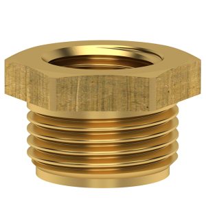 REDUZIERNIPPEL MESSING G 3/8" AG X G 1/4"" IG"