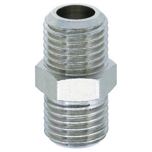 DOPPELNIPPEL MESSING G 1/8" AG X G 3/8" AG
