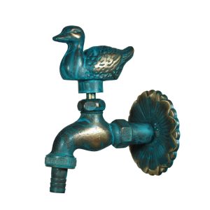 Messing Nostalgie-Auslaufventil  Ente  1/2" AG