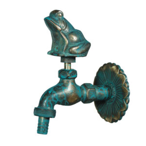 Messing Nostalgie-Auslaufventil  Frosch  1/2" AG
