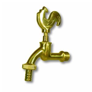Messing Nostalgie-Auslaufventil  Gockel  1/2" AG