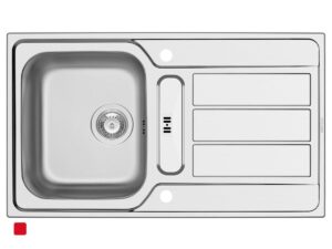 Alpertec Renovierungslangschild Garnitur "Conte WC" Edelstahl
